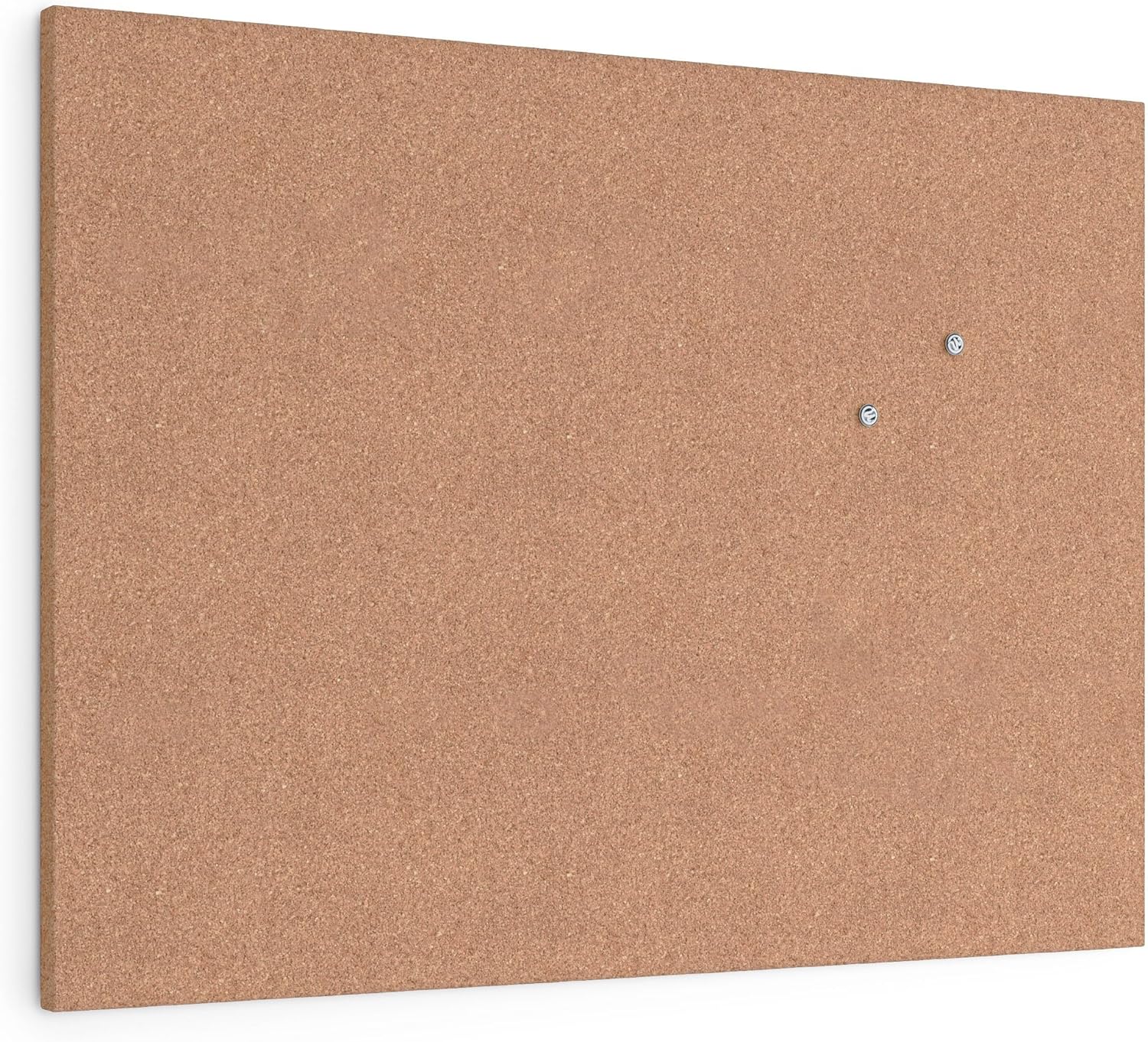U Brands Cork Canvas Bulletin Board, 24" X 18", Self Healing, Natural Cork Surface, Frameless (2873U00-01)