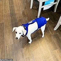 Vista 9 de Royal Blue - Pañal impermeable prémium para perro, a prueba de escapes, XL, con orificio para la cola, fabricado en Estados Unidos