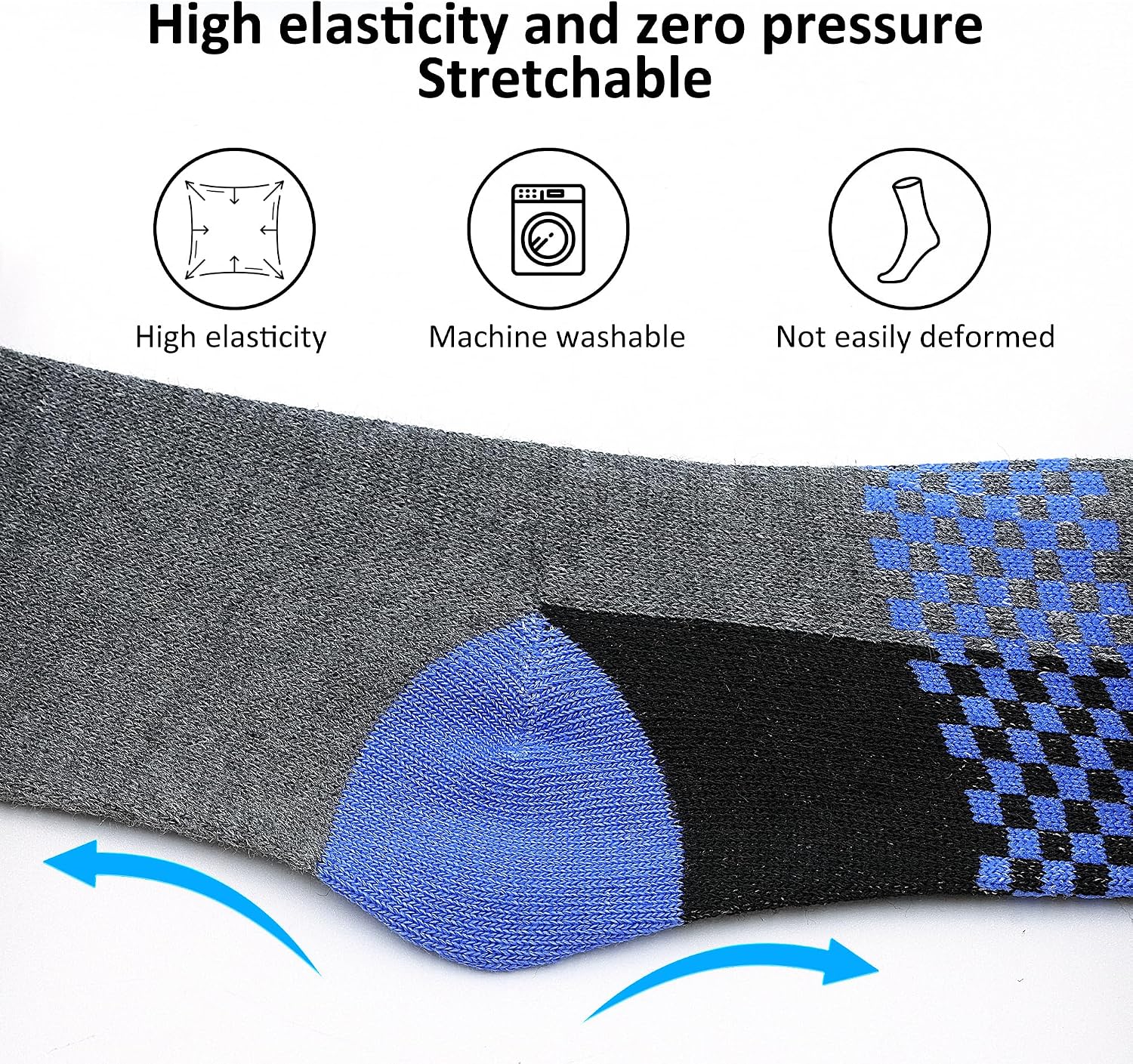 12 Pairs Boys Crew Socks, Kids Athletic School Socks Ages 2-14