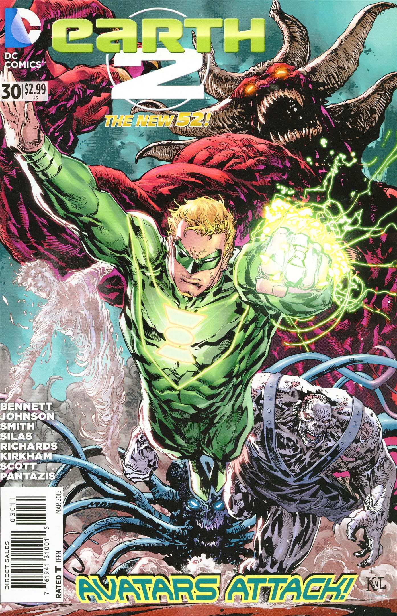 New 52 Earth 2 Green Lantern DC Comics Earth 2 Lanterna Verde New 52