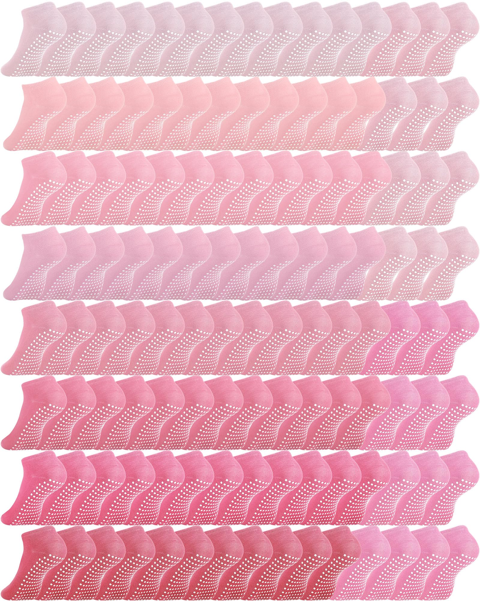 Chuarry 60 pares de calcetines de yoga de algodón antideslizantes para mujeres mayores, hospitales, pilates, ballet