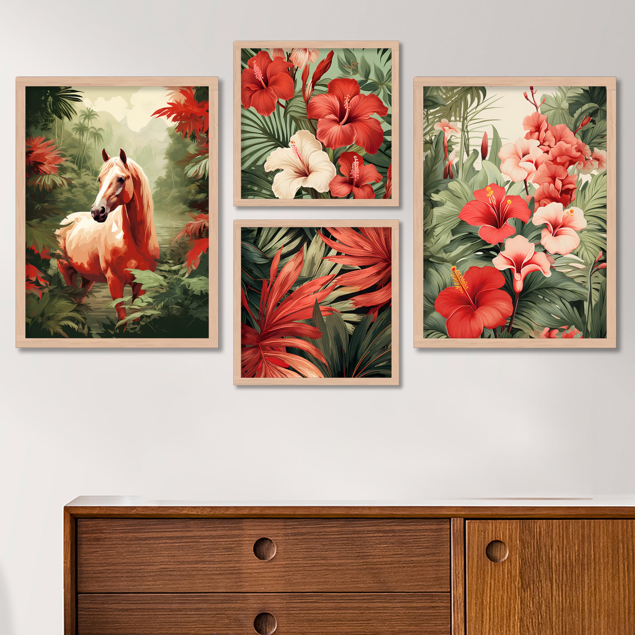 ARTELLY Painting For Home/Wall Decoration - Wall Painting For Living Room Bedroom Framed - Frames For Office Wall Decor (Set of 4) (Large, Artwork 7) (B0CV3X5MLW) Amazon Price History, Amazon Price Tracker