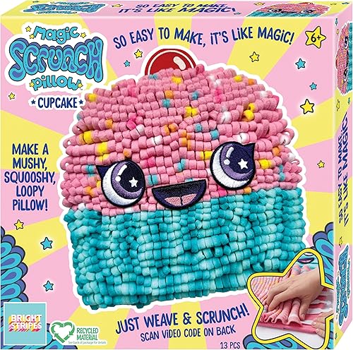 Magic Scrunch Kit de manualidades de almohada para niños, manualidades y manualidades para niños, divertidas actividades creativas, regalos de
