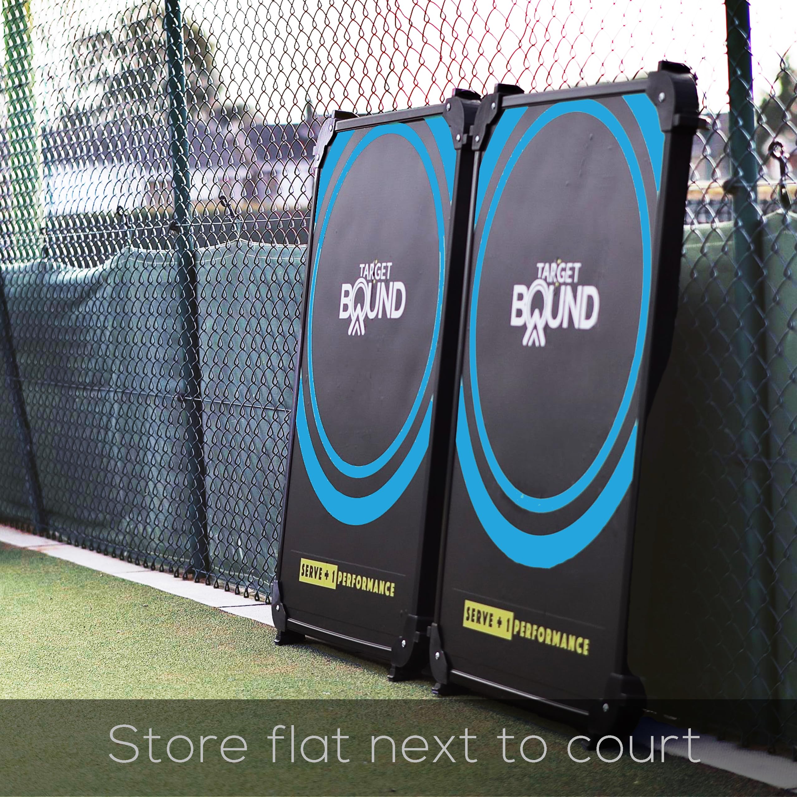 Objetivo de rebote ajustable para tenis y pádel - Practice Serve Plus 1 y más - Todos los niveles de habilidad