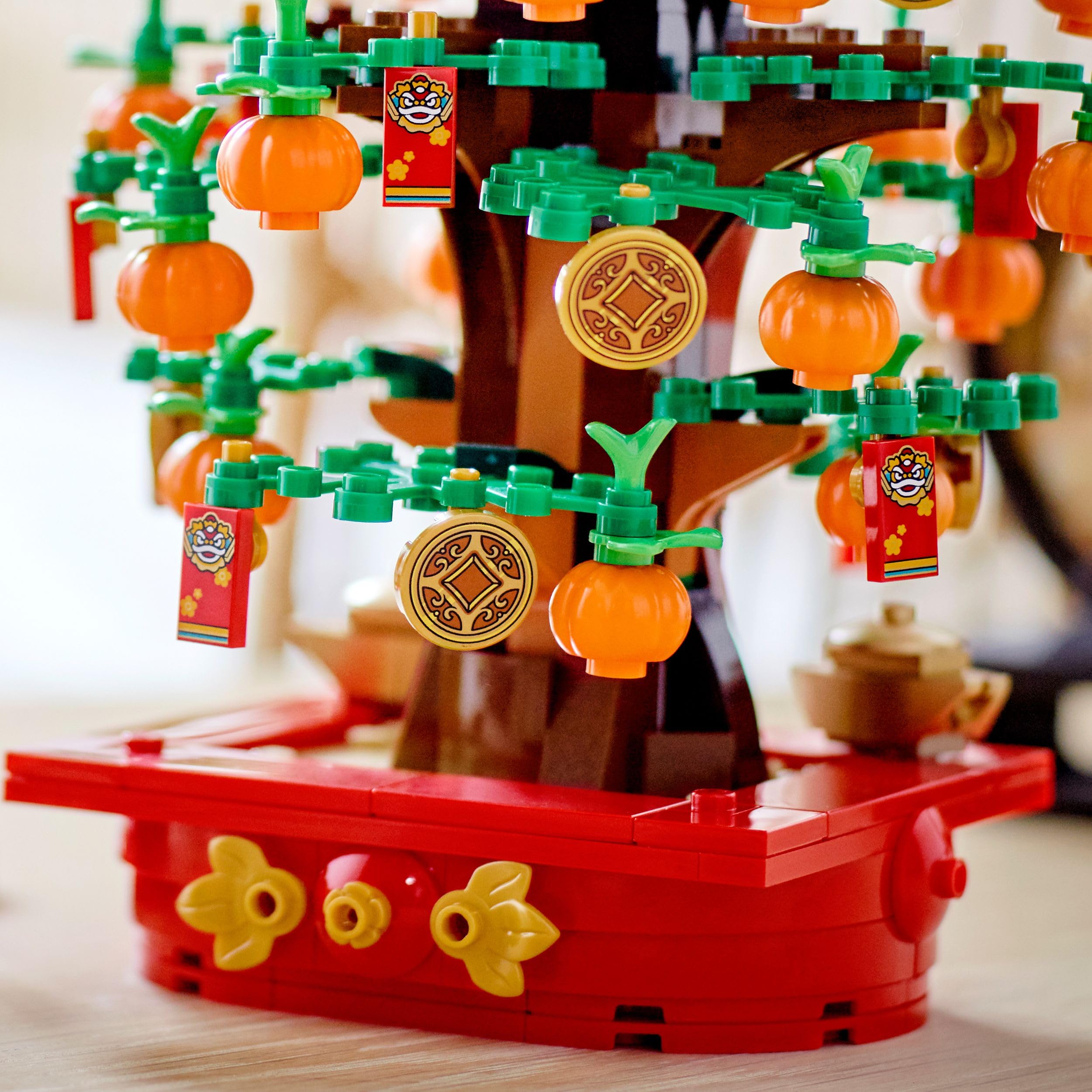 LEGO L’Albero dei Soldi, Giochi Creativi per Bambini e Bambine da 9 anni in su da Costruire, Decorazione per il Capodanno Lunare Giocattolo, Idea Regalo per le Festività da Collezione 40648