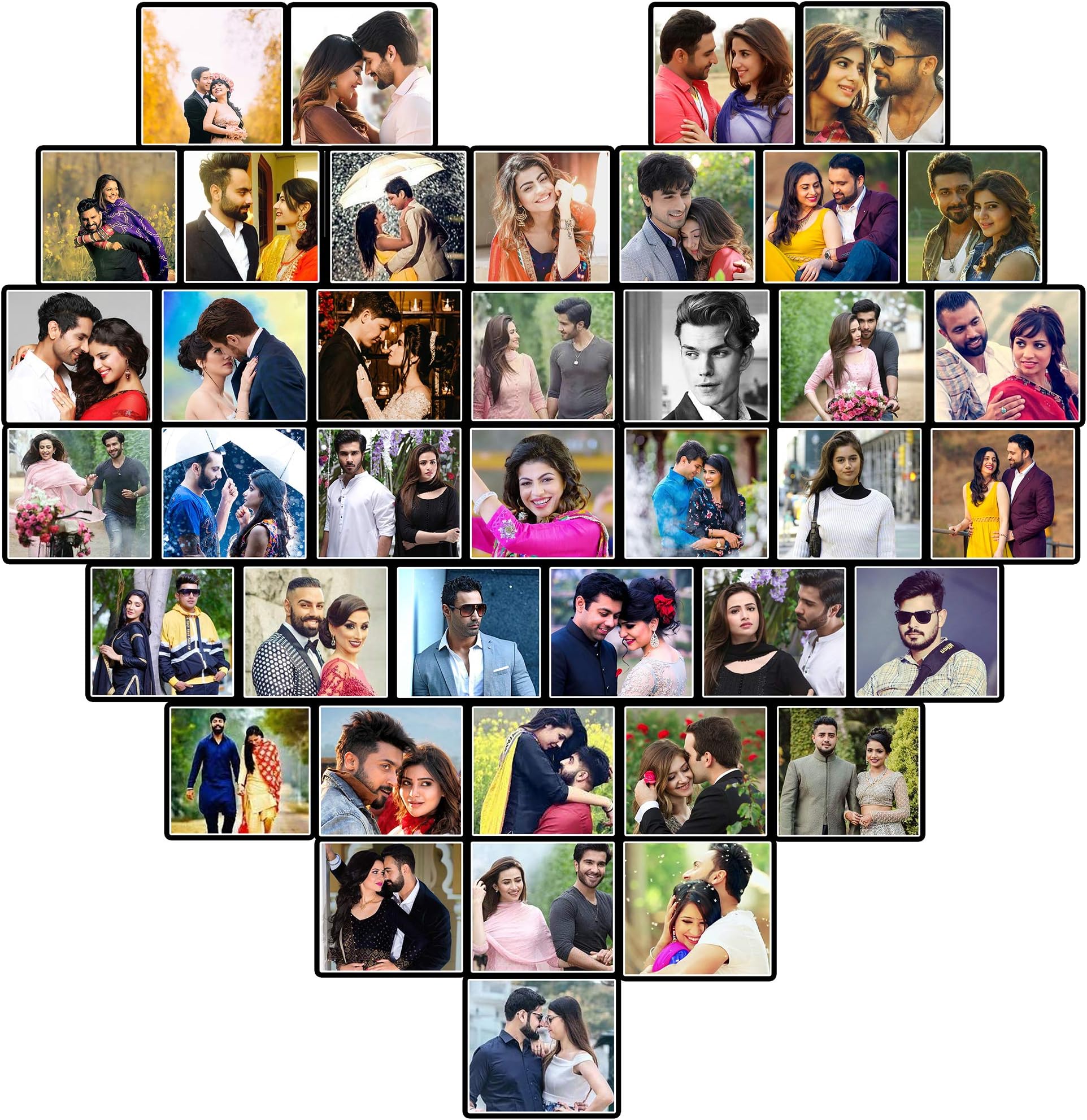 Shri Kanth Art® Personalized Photo Frame with Photo Upload | Customized Display Picture Frame | Photo Frame for Couples| Beautiful Gift for Anniversary| Best Gift for Couples