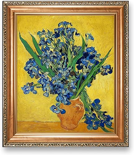 Miniatura 540 de A&T ARTWORK The Starry Night de Vincent Van Gogh. Tamaño del marco: 36 x 30 pulgadas, tamaño de la imagen: 30 x 24 pulgadas, reproducciones clásicas