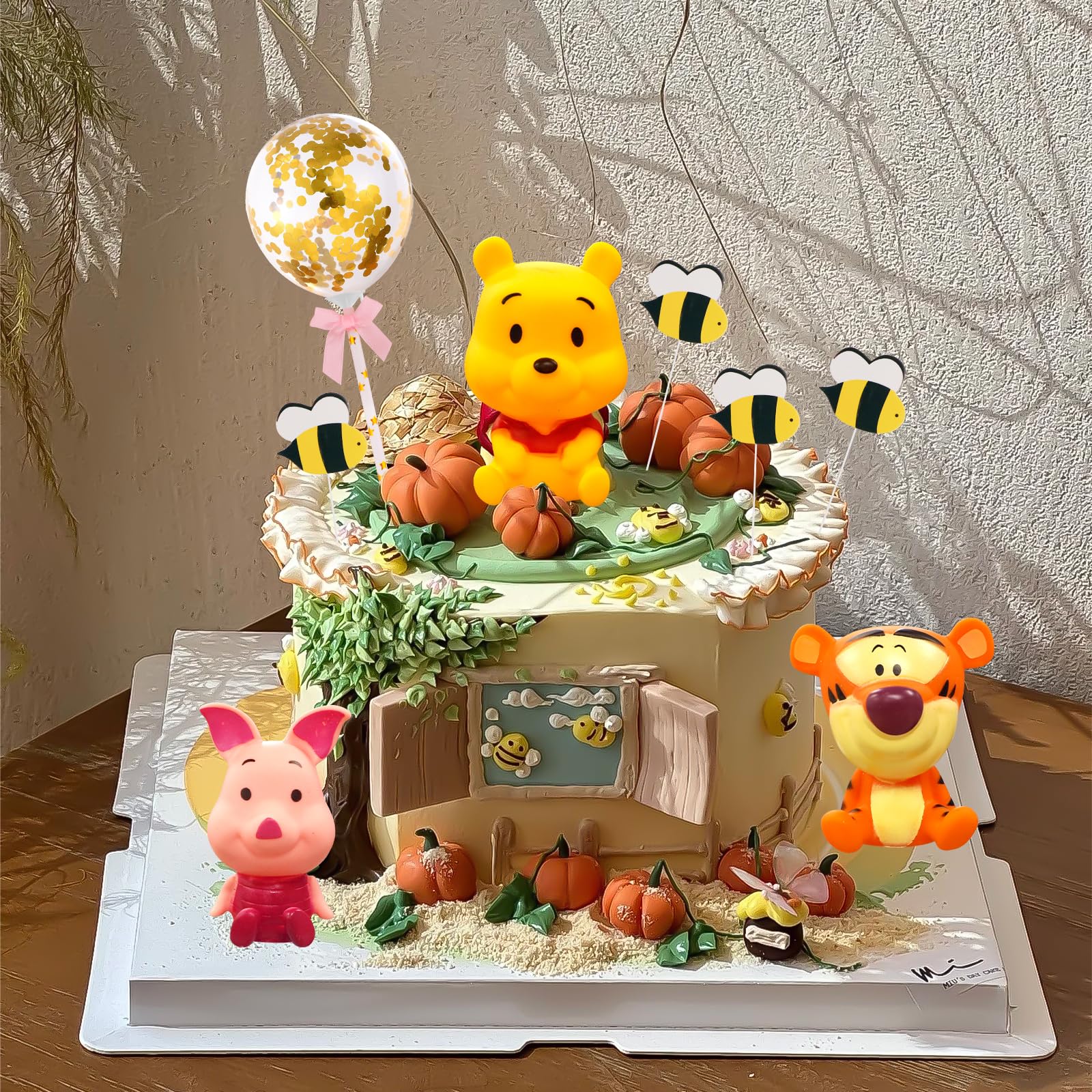 Snapklik.com : Winnie Cake Topper 12Pcs Winnie Figurines Pooh Cake