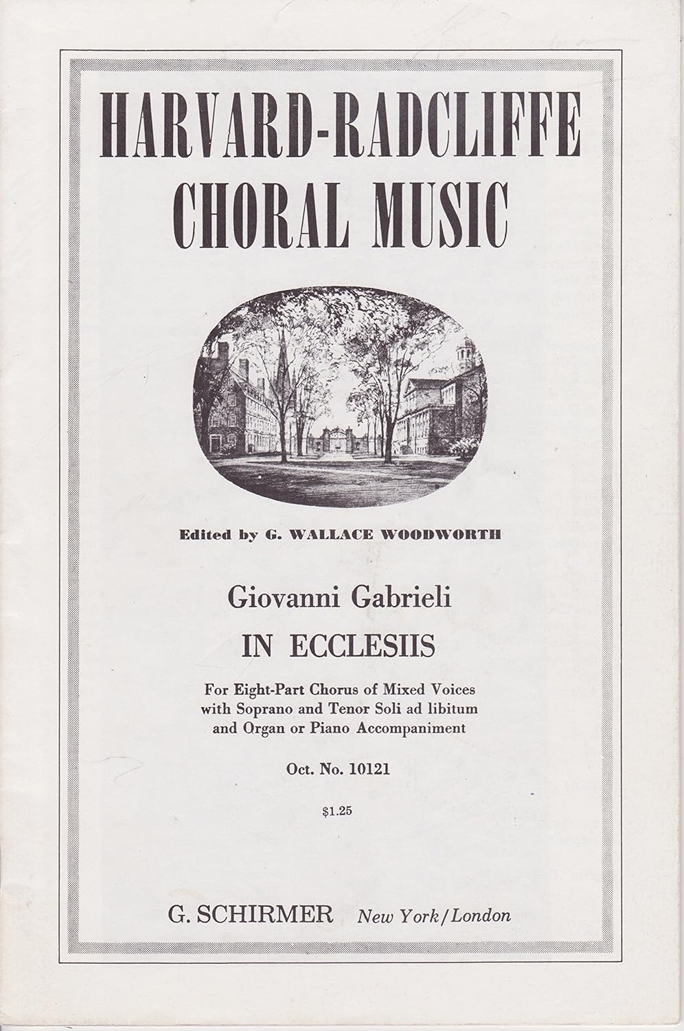 Giovanni Gabrieli: In Ecclesiis for Eight-Part Chorus of Mixed Voices ...