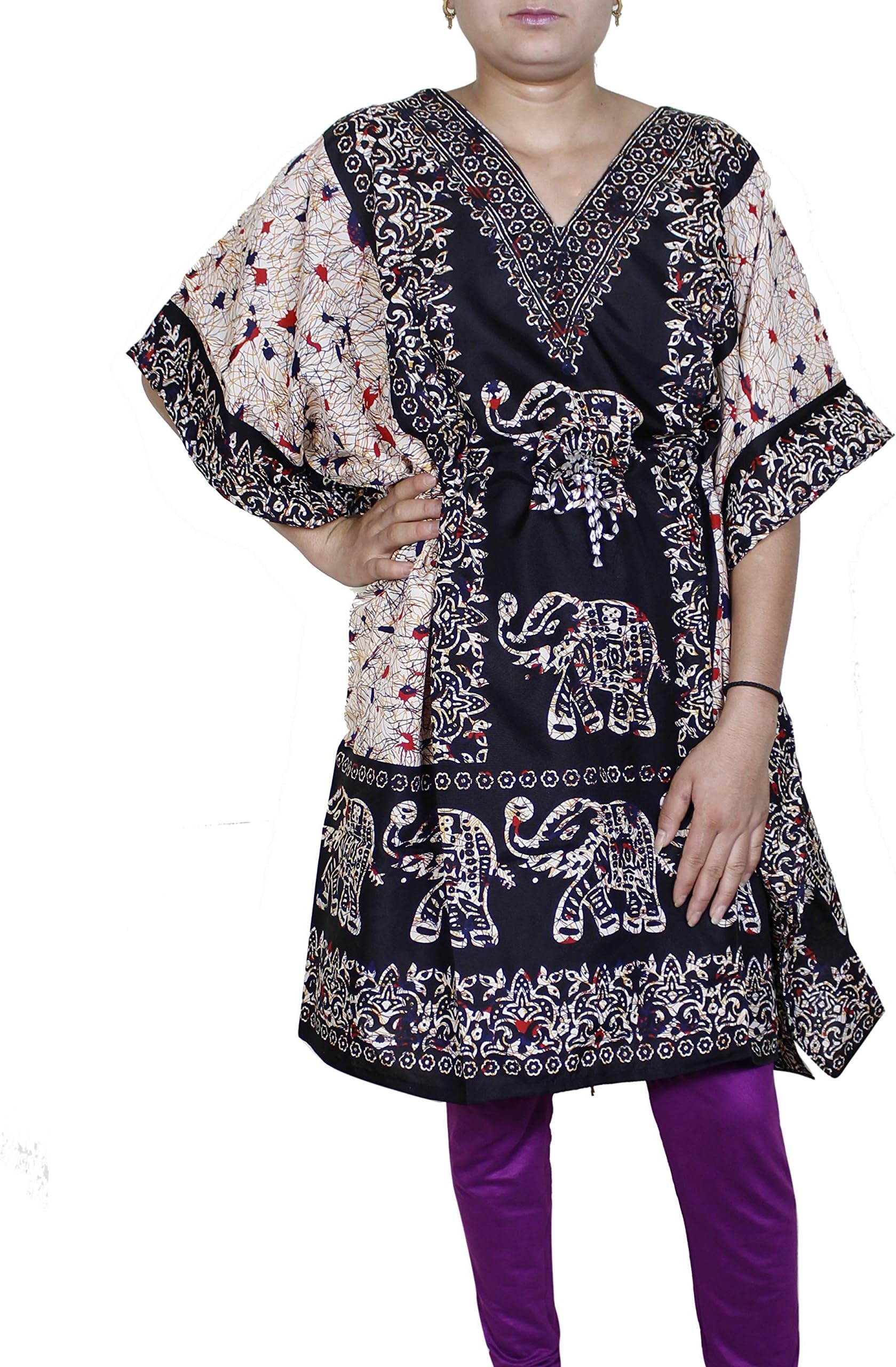 Abaya Women Dress Kaftan Short Sleeve Maxi Beach Cardigan Dress Viscose Clothing