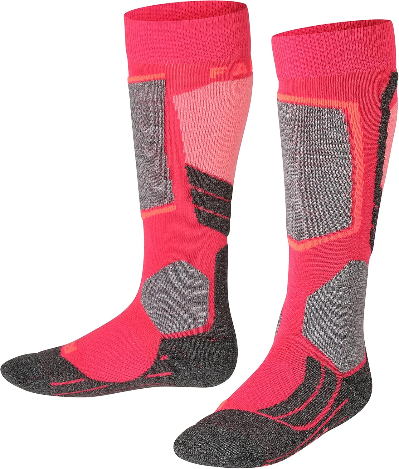 FALKE Unisex Kids SK2 Intermediate Ski Socks, Medium Cushion, 1 Pair