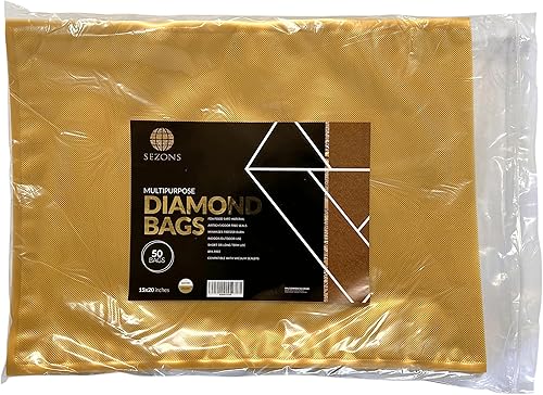 Miniatura 4 de Bolsas de diamante - Bolsas de sellado al vacío 5mil - Rollo (15x50, NegroTransparente)