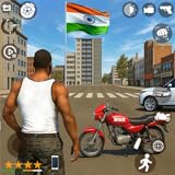 Drive bikes and cars in a realistic Indian open world.