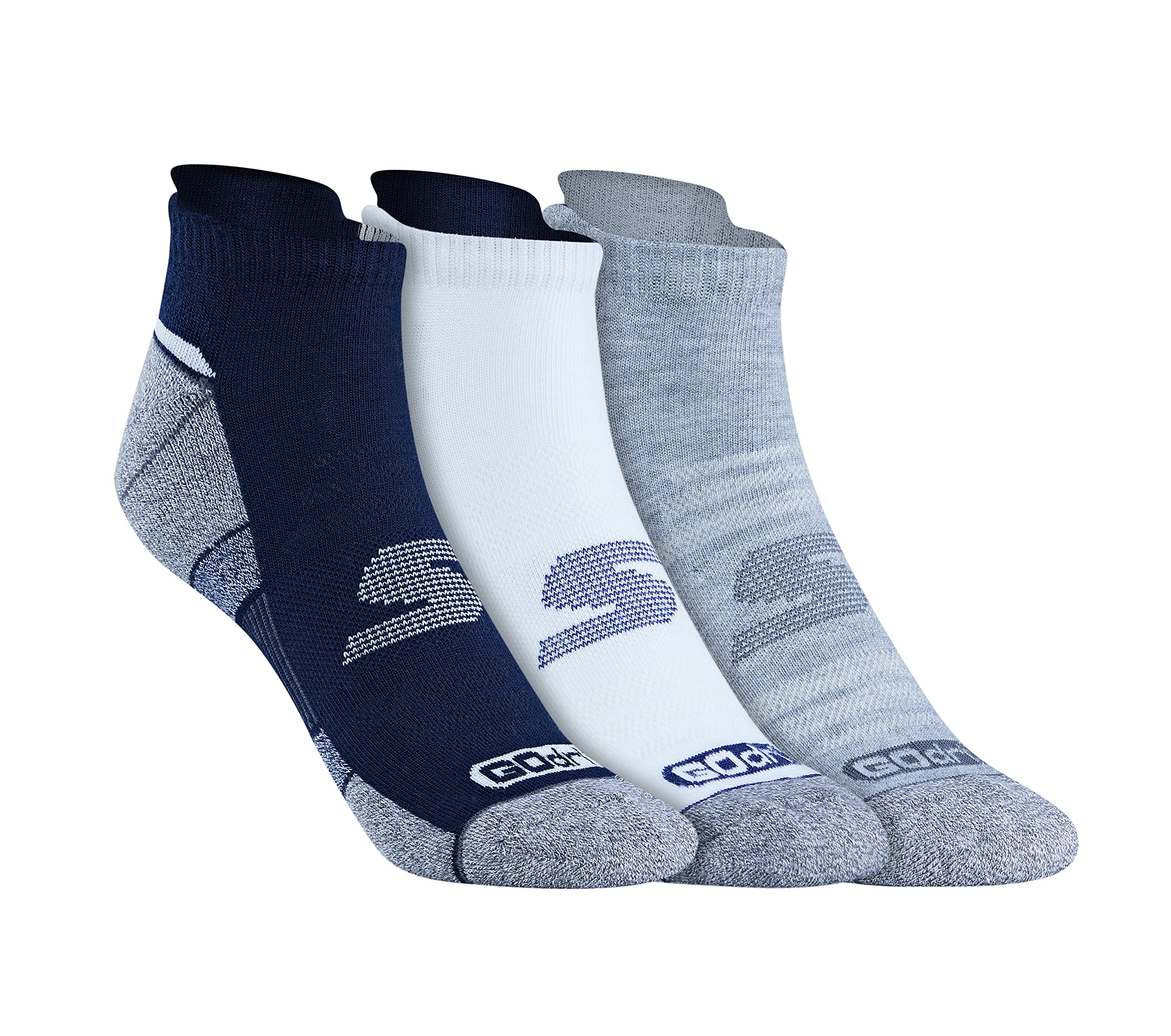 SOCKS - PACK OF 3 MENS 1/2 TERRY LOW CUT