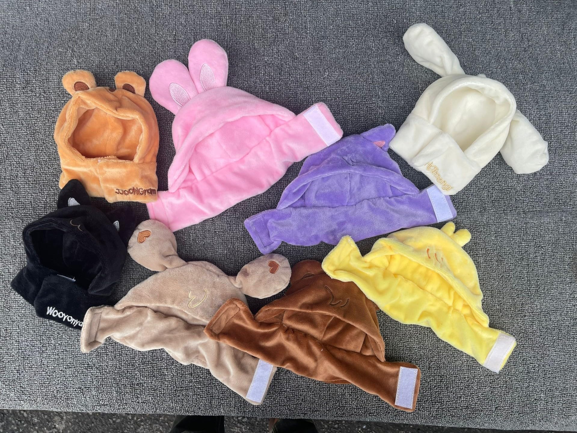 ATINY Hongjoong Seonghwa Yunho Yeosang San Mingi Wooyoung Jongho Lightstick pluszowy pokrowiec uroczy pokrowiec podtrzymujący (Wooyoung)
