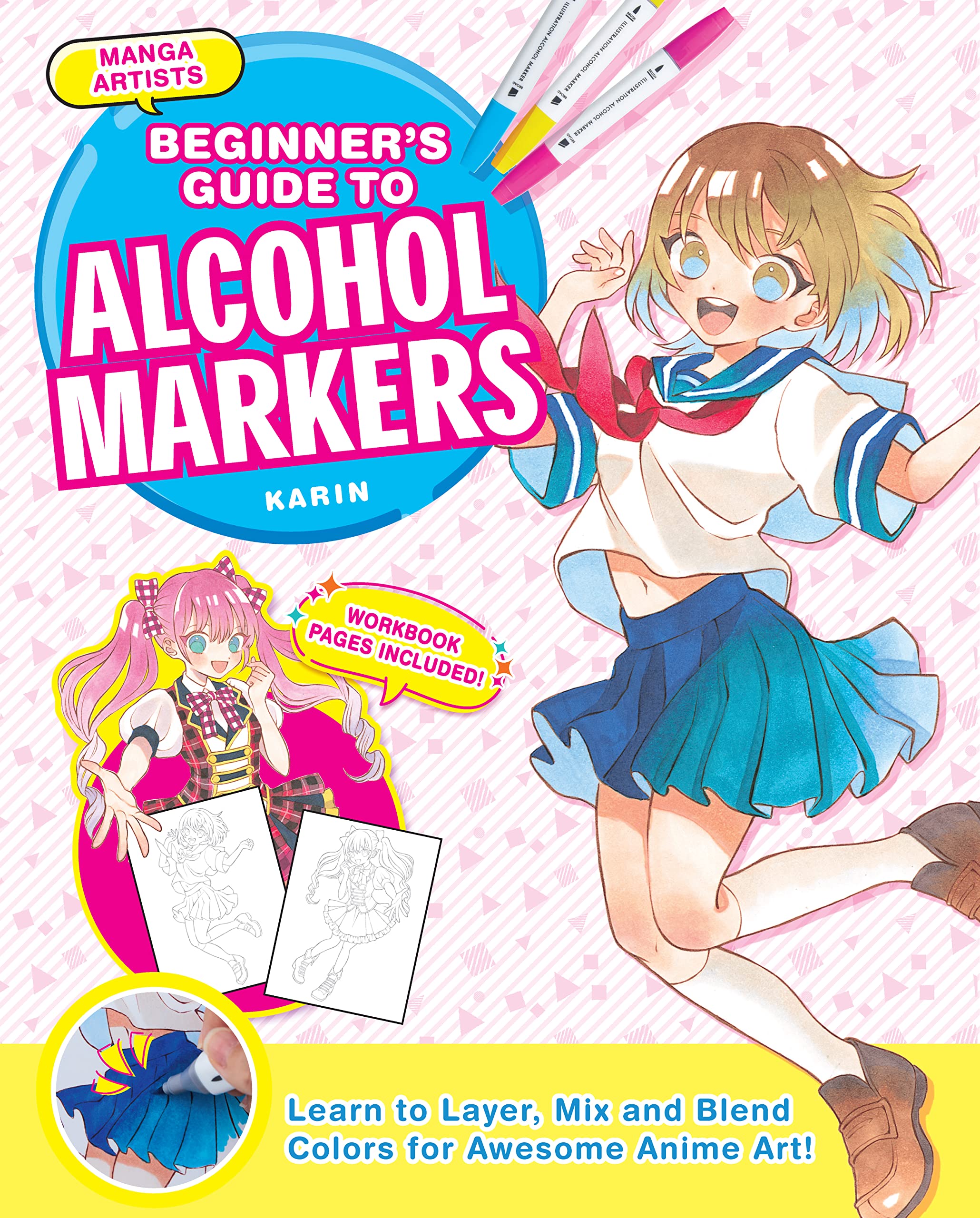 Buy Manga Artists' Beginners Guide to Alcohol Markers Learn to Layer