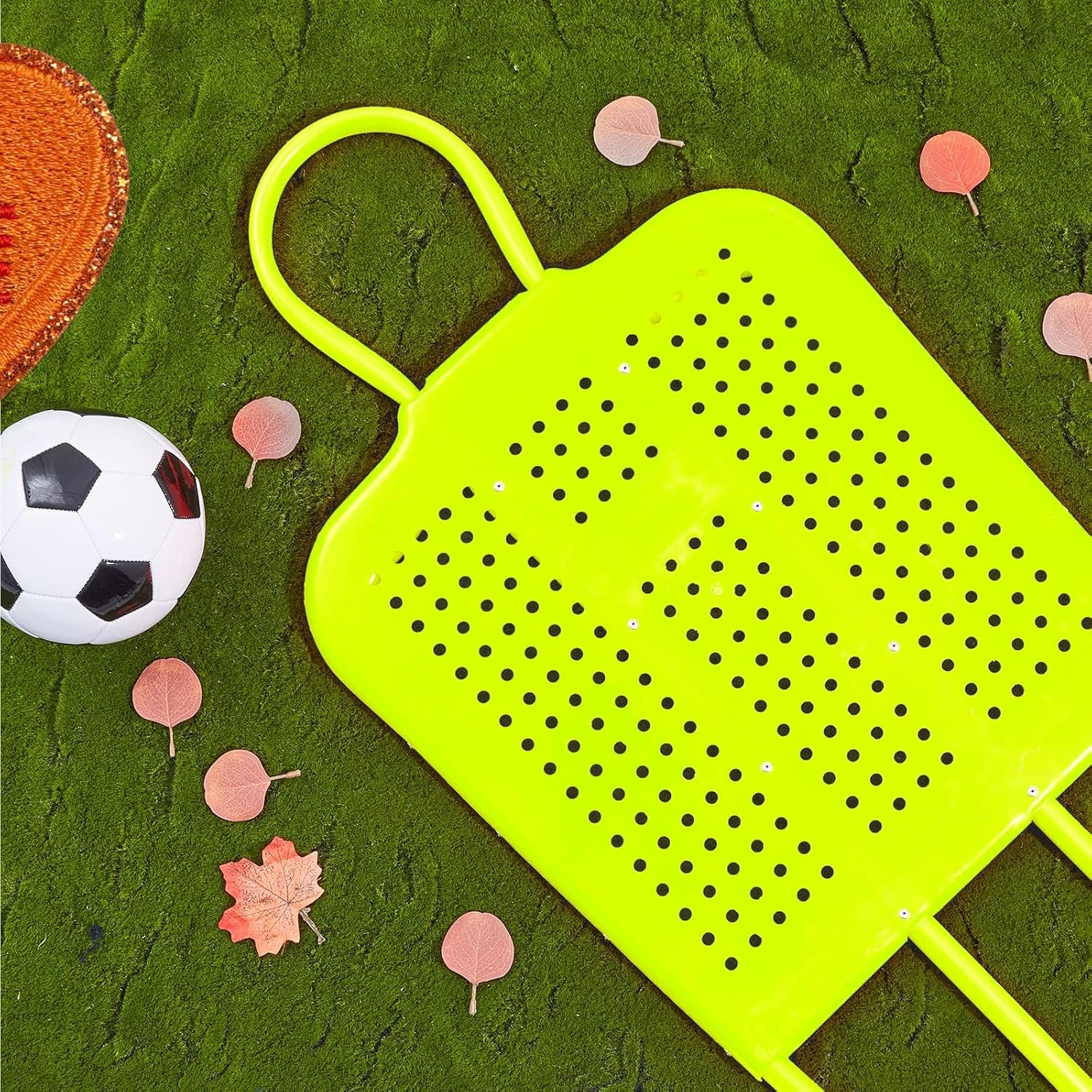 Shappy Soccer Kick Training Mannequin Durable ABS Plastic Training Dummies with Steel Ground Spikes Soccer Mannequin Goal Equipment