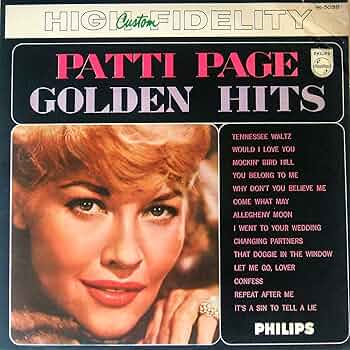 パティページ（他の方はリンクからお進みください） パティ ペイジ ” Changing Partners” - YouTube