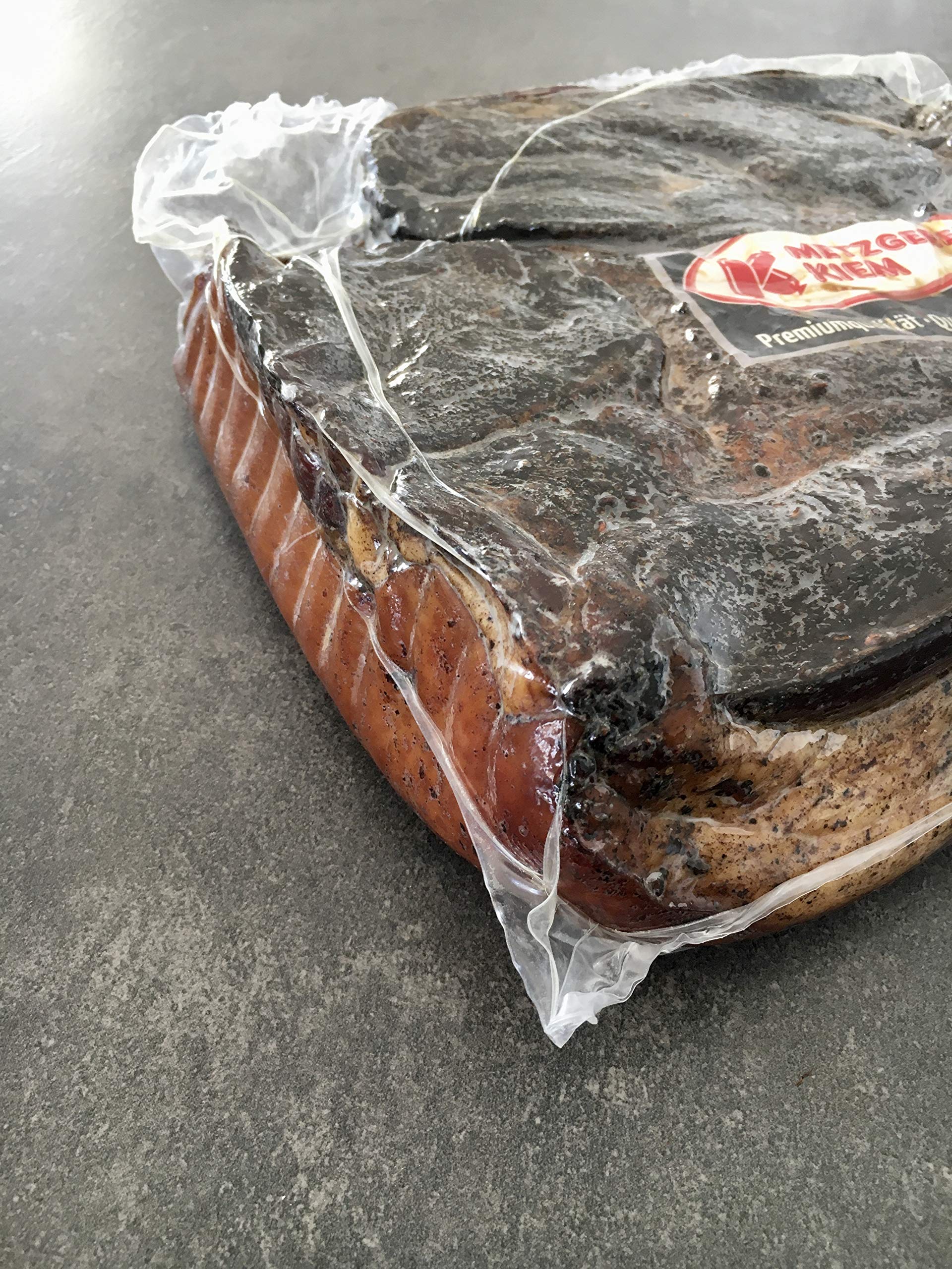 Speck Kiem Premium 4,2 kg "circa" Senza Glutine e Senza Lattosio. Qualità e tradizione artigianale della Val Venosta dal 1958, Alto Adige / Südtirol, prodotto MADE IN ITALY