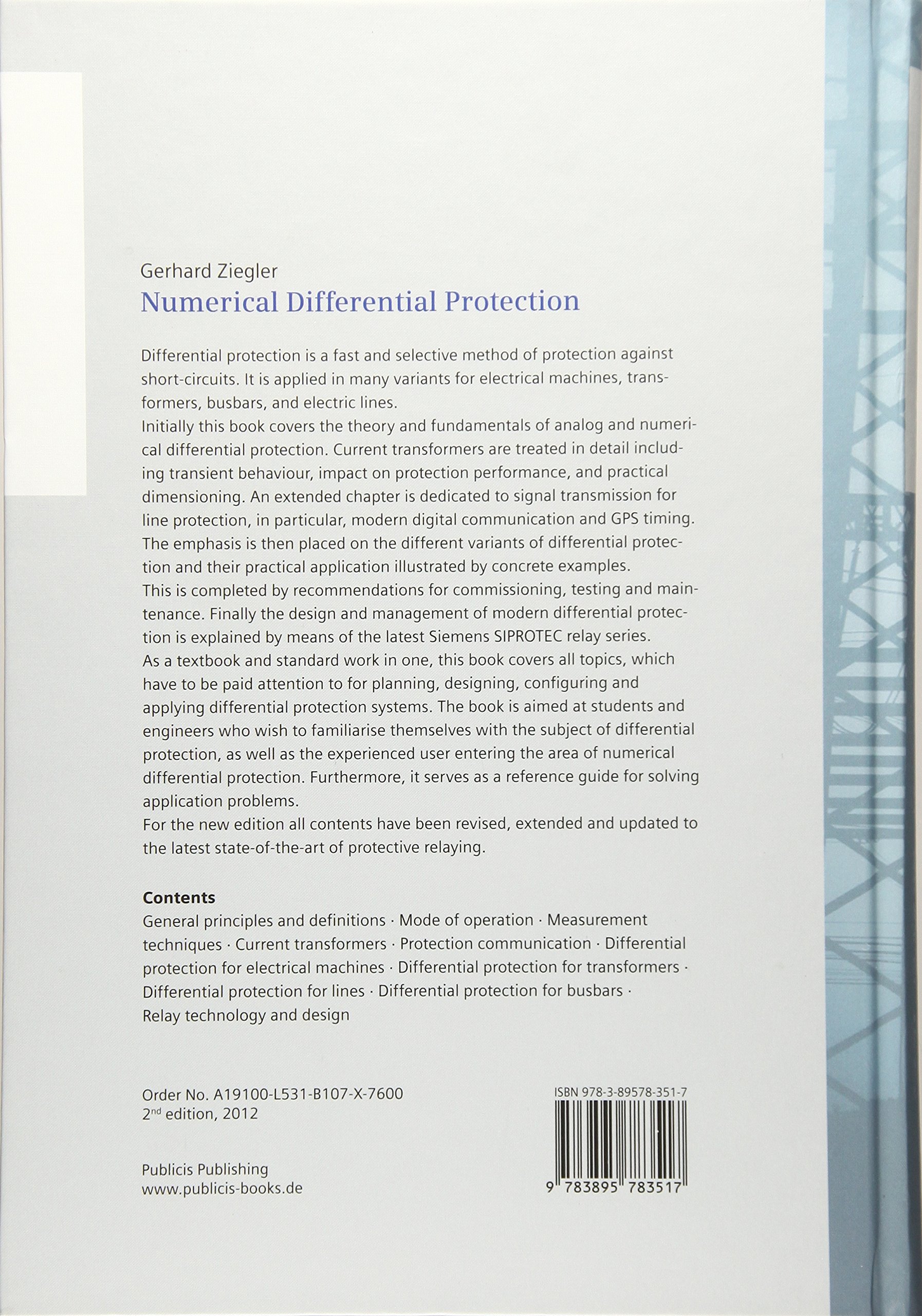 Numerical Differential Protection: Principles and Applications