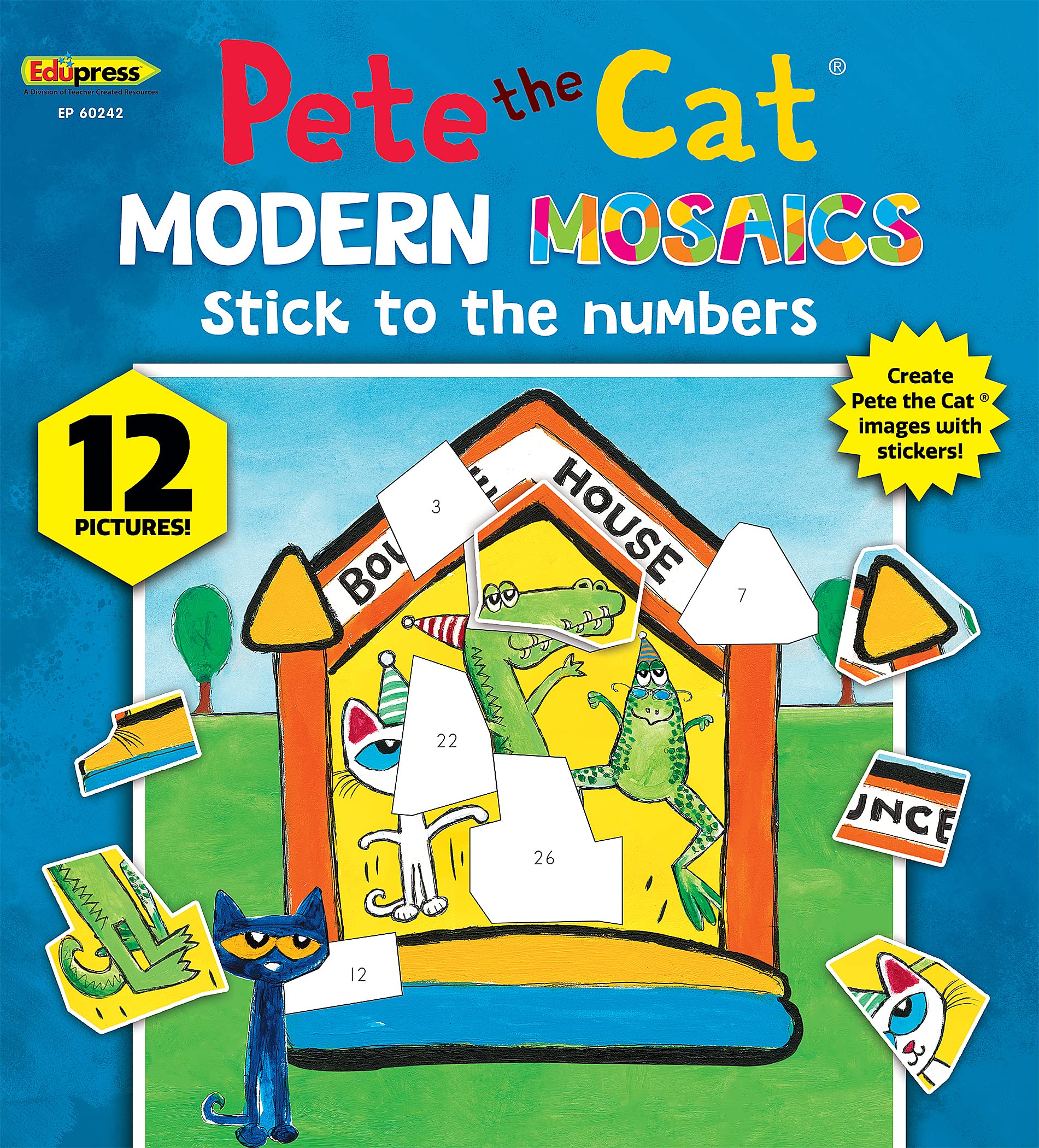 Teacher Created Resources Pete The Cat® Modern Mosaics Stick to The Numbers