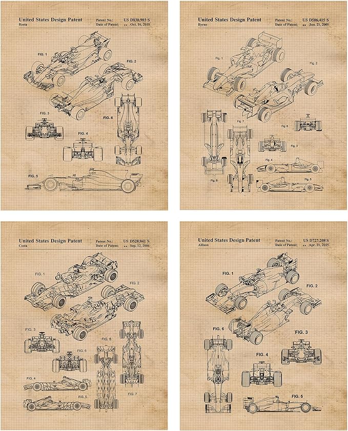 Saison 3 de Gen V non garantie 10 91vwpc5TCNL. AC SX679 Classic F1 Racing Cars Patent Prints, 4 (8x10) Unframed Photos, Wall Art Decor Gift for Home Office Gears Engine Work Garage Shop College Student Teacher Coach Ferrari Formula Indy Team Racing Driver