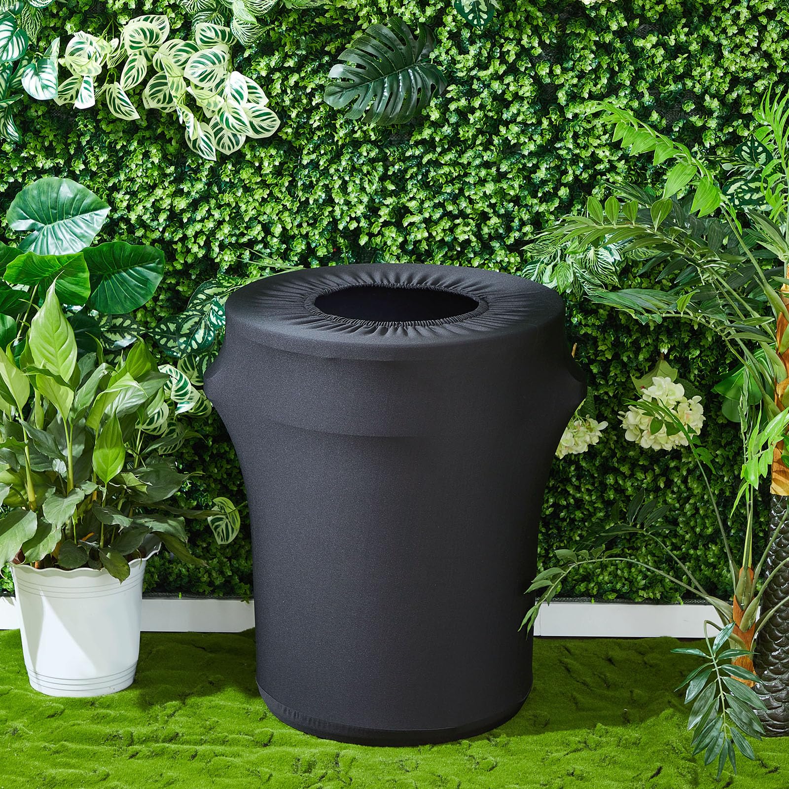 Amazon.com: Tanlade 1 Pc 32 Gallon Stretch Trash Can Spandex Cover