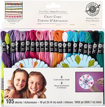 Loops & Threads Craft Cord, Glamour Girls