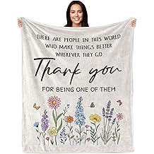 PAZISOL Thank You Gifts for Women, Appreciation Gifts for Women, Thank You Gift Ideas for Friends, Employee/Teacher/Coworkers Appreciation Gift, Thankful for You Presents 60"X50" Blanket