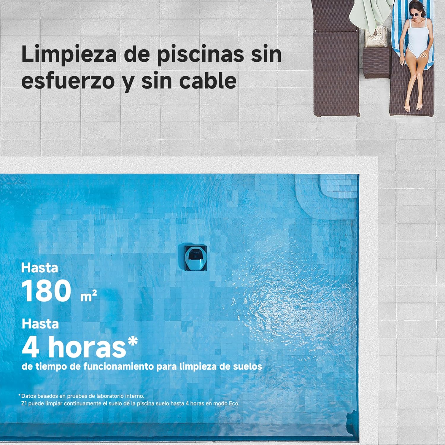 DREAME Z1 Robot Limpiapiscinas Sin Cable DREAME Z1 Robot Limpiapiscinas Sin Cable
