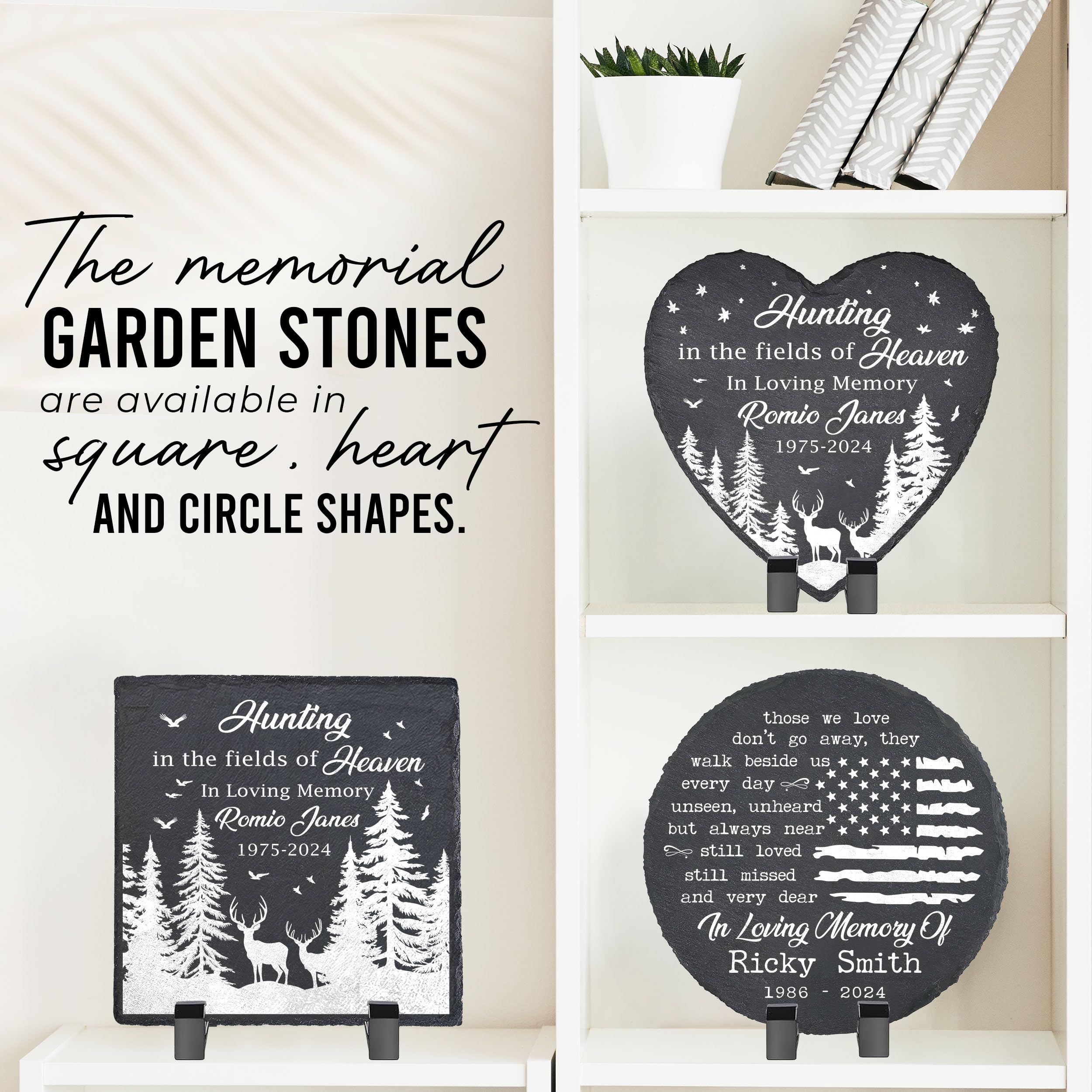 Cat Engraved Pet Memorial Plaques/Markers Personalized 18x12x1" Pet Headstones Carving Graves