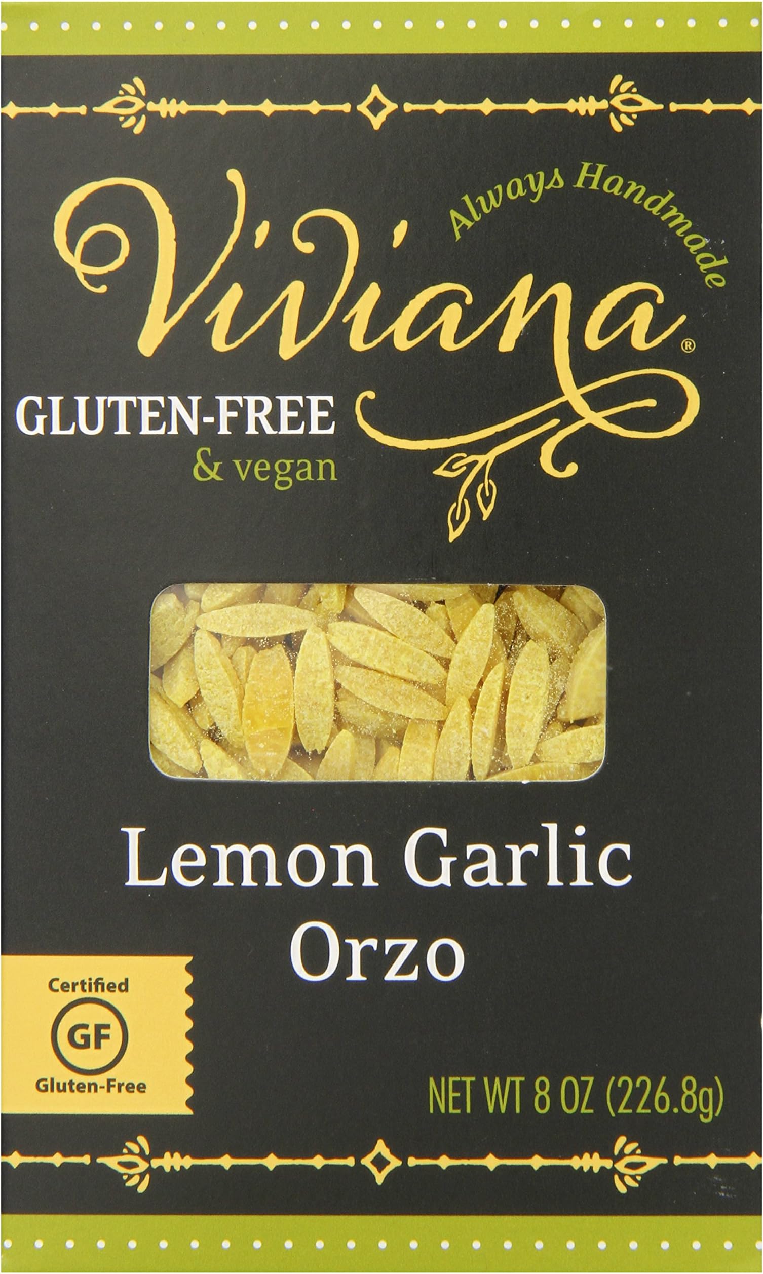 Viviana Lemon Garlic Orzo, 8 Ounce