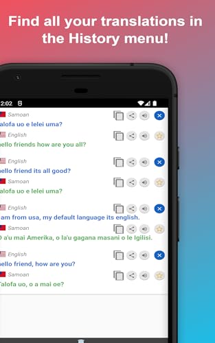 English to Samoan Translator to Translate to for Free on Telephone and Tablet