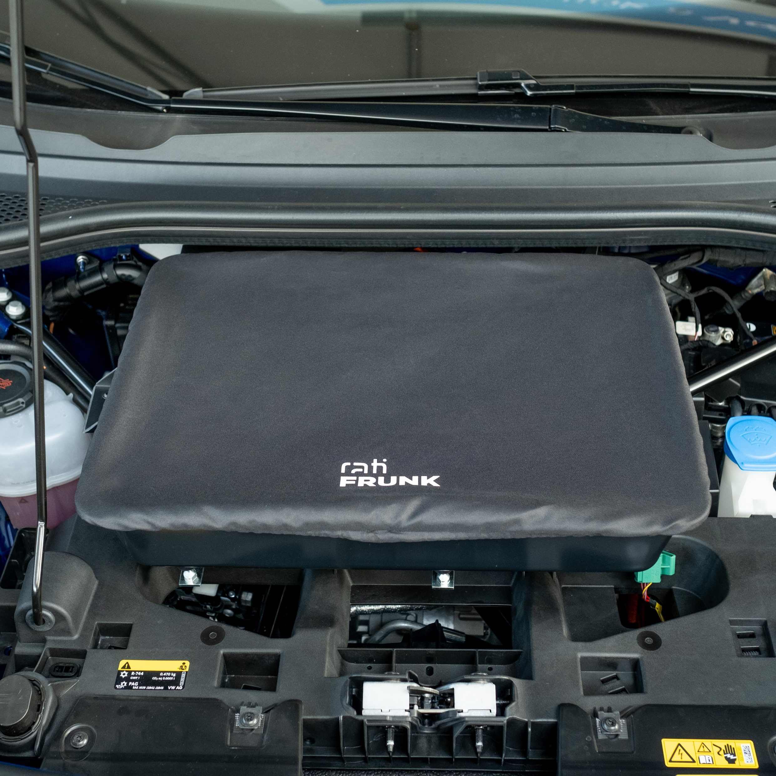 Rati Frunk Compatible avec VW ID.4 2021- / VW ID.5 2022- / Skoda ENYAQ 2021- / Skoda ELROQ 2025- |Espace de Rangement Frontal pour Le câble de Chargement. Montage Facile, qualité supérieure