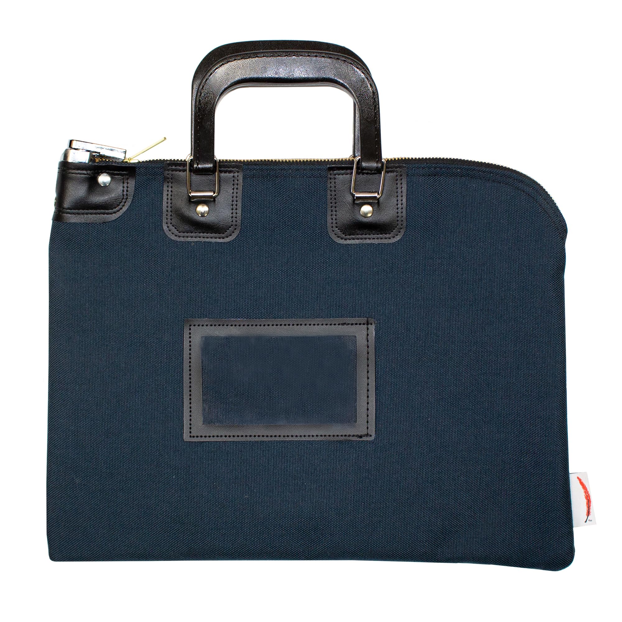 Bolsa de dinero ignífuga con cerradura de seguridad azul marino 15x11 pulgadas