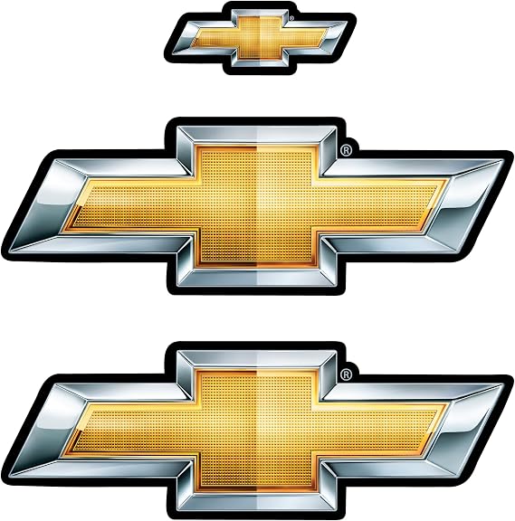 Chroma Graphics 6173 Chevrolet Bowties Holographic Stick Onz Decal
