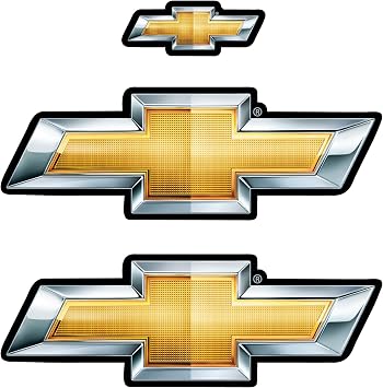 Chroma Graphics 6173 Chevrolet Bowties Holographic Stick Onz Decal