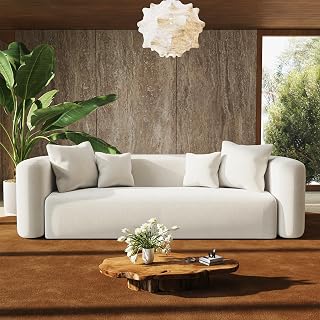 95" Modern Curved Back Sofa Couches