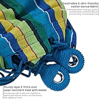 Vista 7 de Lazy Daze Hammocks Hamaca doble con soporte de acero que ahorra espacio de 9 pies, incluye funda de transporte portátil, capacidad de 450 libras