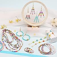 Vista 6 de Bala&Fillic Cuentas de semillas de color verde oscuro de 0.118 pulgadas (0.118 in), aproximadamente 3600 piezas/3.53 oz en bolsa, cuentas de vidrio