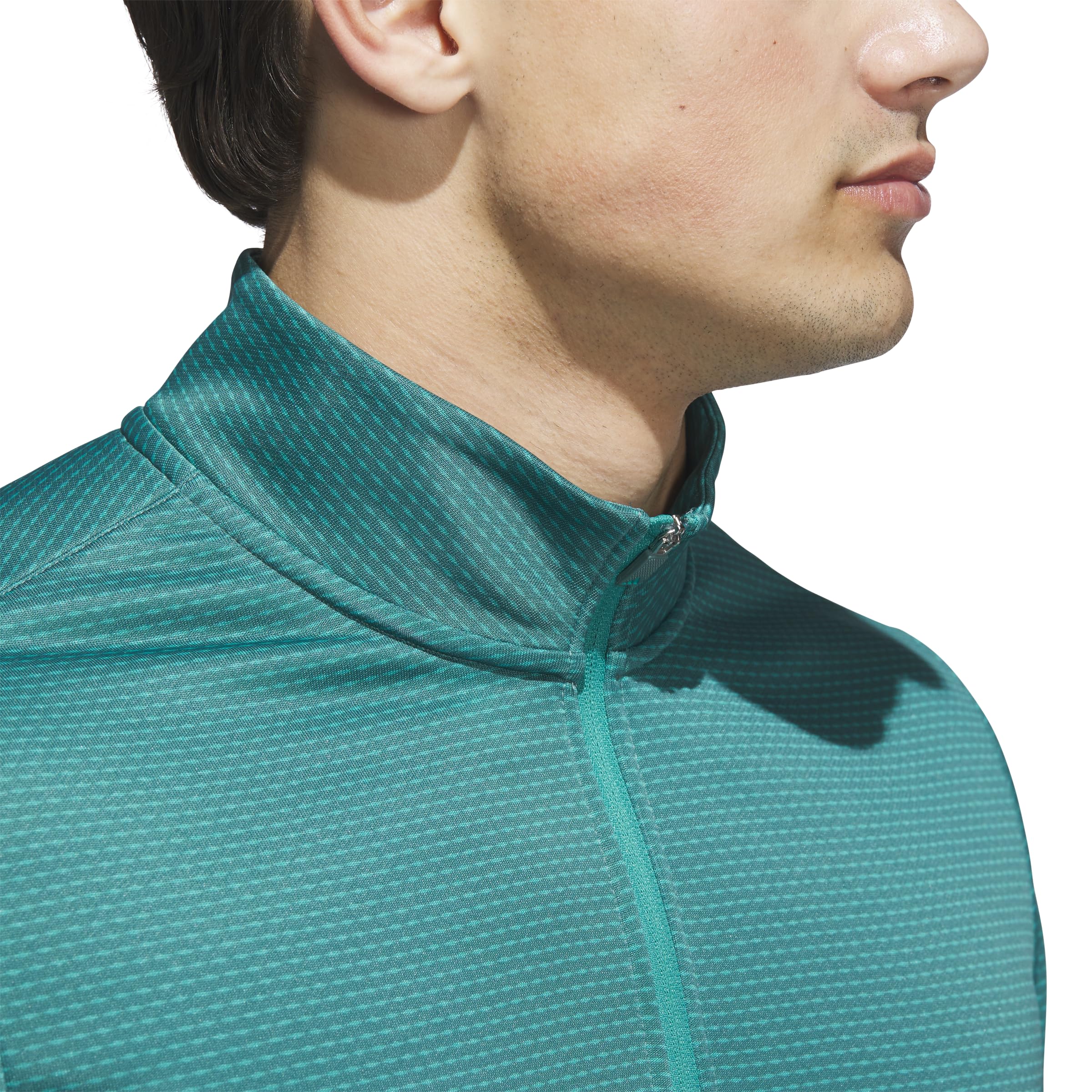 adidas Performance Printed Quarter-Zip Pullover, Preloved Teal, XXL męski