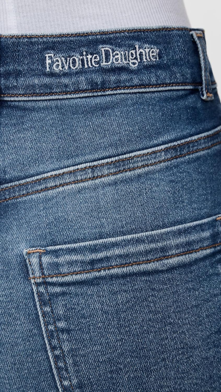 Favorite Daughter Women's The Jordie Super Hi Rise Wide Leg Jeans - Image 6