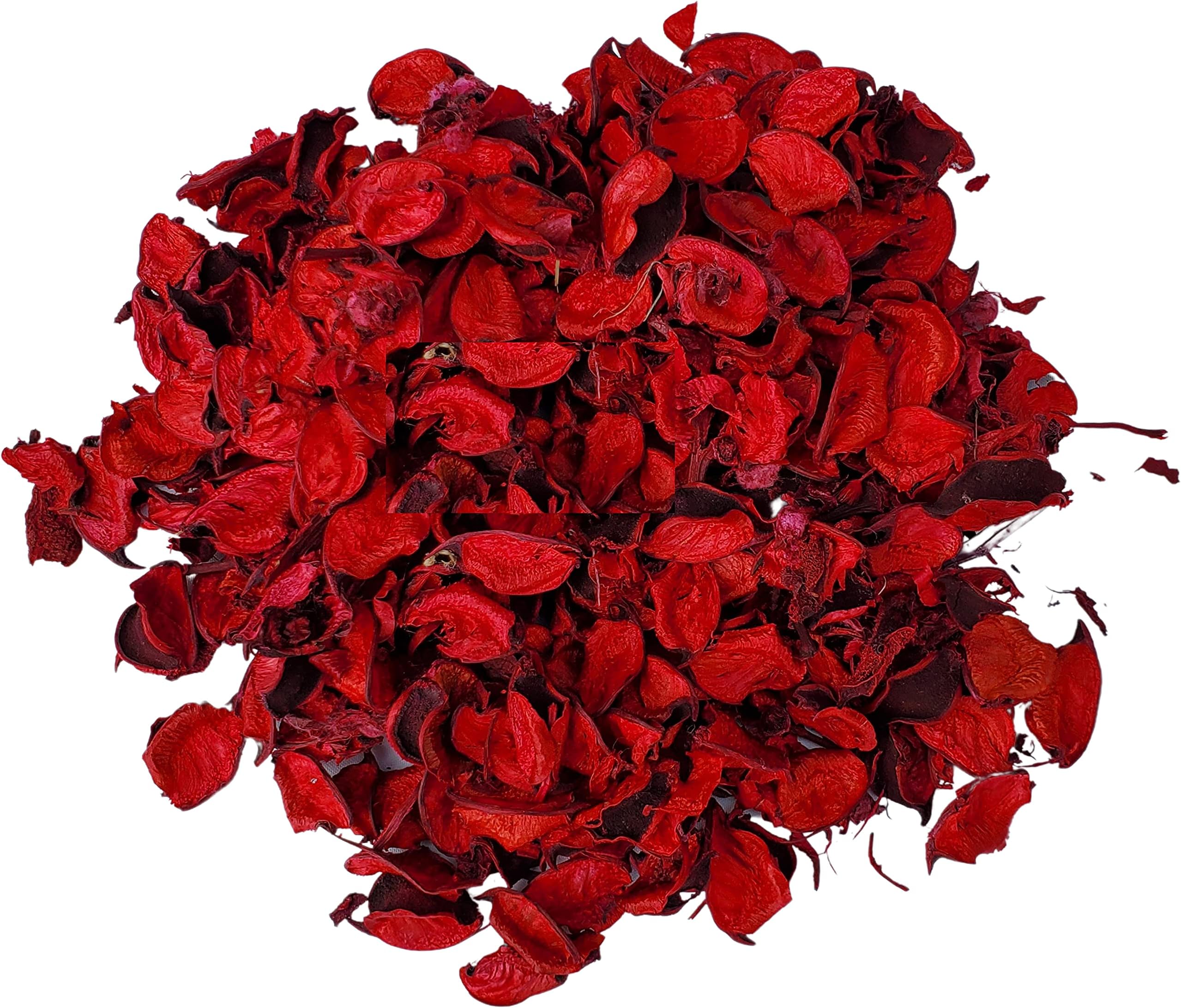 Pure Source India Unscented Dried Flowers Leaves Potpourri, 250 Gm, Red