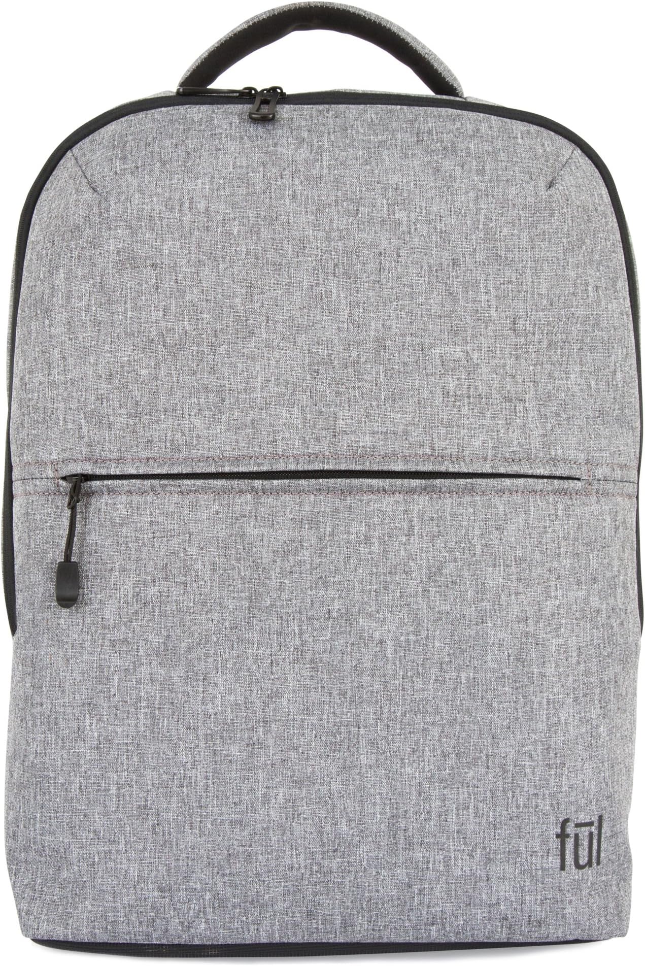 ful Ful Hans Laptop Backpack, Heather Grey Backpack, Heather