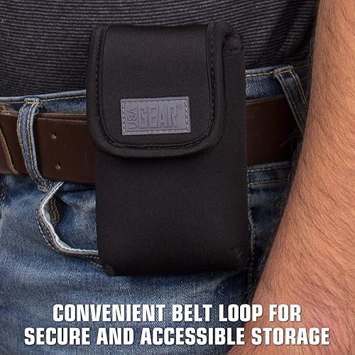 Miniatura 7 de USA Gear Funda de seguridad para gafas protectoras con presilla reforzada para cinturón y mosquetón para 3M, Radians, Pyramex, Dewalt y más, ideal