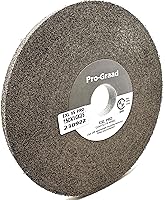 Vista 8 de EXL PRO Rueda de pulido de desbarbado convoluto – 6 x 1 pulgada x 1 pulgada 9S de carburo de silicio mediano – grado profesional – Rueda