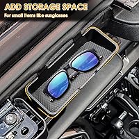 Vista 5 de BESTAOO Soporte para Gafas Estuche para Gafas de Sol Organizador de Almacenamiento para Accesorios Ford Bronco 2021 2022 2023 2024 2025 2/4 Puertas