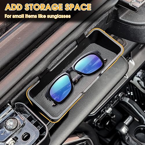 Miniatura 5 de BESTAOO Soporte para lentes de sol, organizador de almacenamiento para Ford Bronco 2021 2022 2023 2024 2025 Accesorios 2/4 puertas