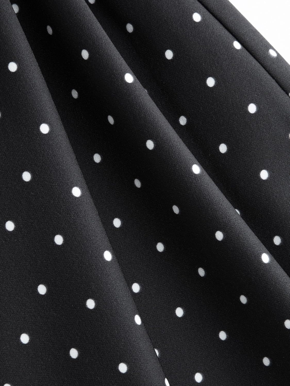 CIDER Womens Polka Dot Going Out Dress Cute Summer Date Night Square Neck Sleeveless Mini Dress - Image 3