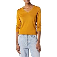 Amazon Essentials Maglione Leggero a Maniche Lunghe con Scollo a V
